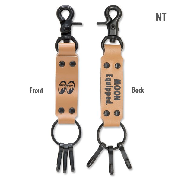 Photo3: MOON Equipped Leather Key Hook (3)