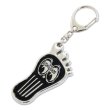 Photo3: MOONEYES Barefoot Gas Pedal Metal Keyring (3)