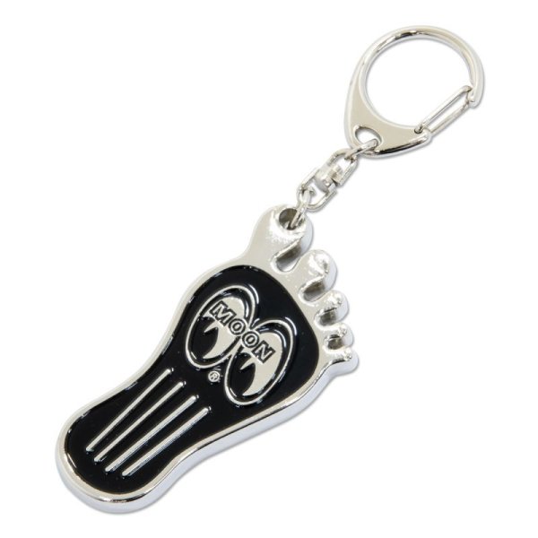 Photo3: MOONEYES Barefoot Gas Pedal Metal Keyring (3)