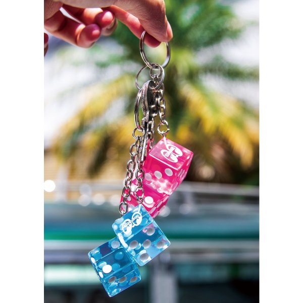 Photo3: MOON Twin Dice Keyring (3)
