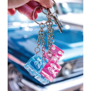 Photo: MOON Twin Dice Keyring