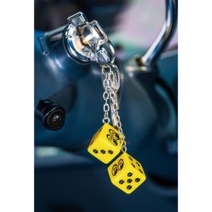 Photo: MOON Twin Dice Keyring