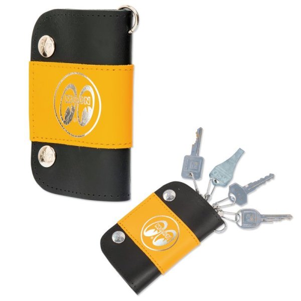 Photo2: MOON Leather Key Case (2)