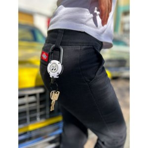 Photo: MOON Equipped Carabiner Reel Key Ring