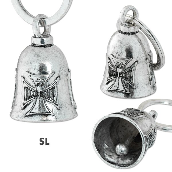 Photo4: MOON Equip. Iron Cross Bell Key Ring (4)