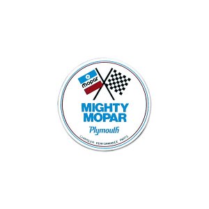 Photo: HOT ROD Sticker MIGHTY MOPAR Plymouth Parts Sticker