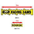 Photo2: MOON Racing Cams Sticker Large (2)