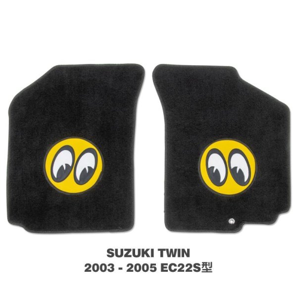 Photo1: MOONEYES FLOOR MATS  SUZUKI Twin (For Front) (1)