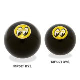 Photo: MOONEYES Eyeball Shift Knob Black / Yellow Emblem