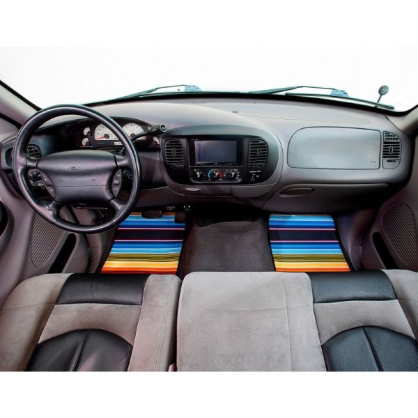 Photo2: Serape Floor Mats (2)
