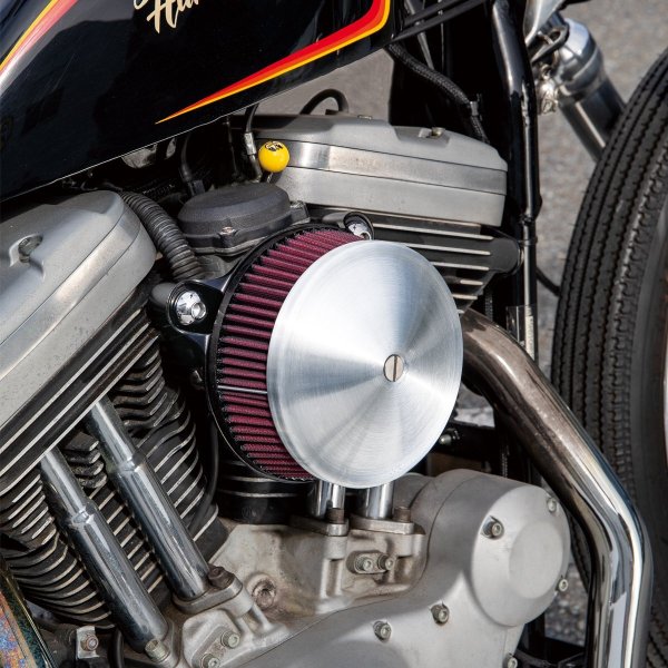 Photo1: MOON 5.5" Air Cleaner Cover (1)