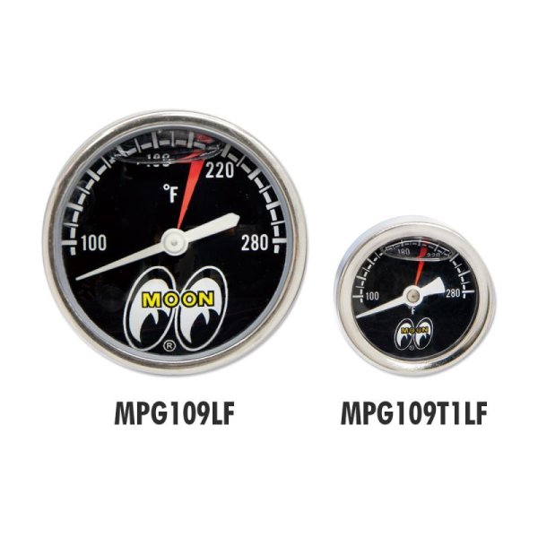 Photo4: MOONEYES Classic Direct Gauge Water temperature  Liquid Filled L (4)