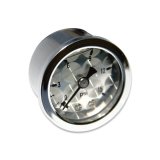 Photo: Direct mount Pressure Gauge Engine-Turned Facia Face  (0-15psi)