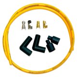 Photo: MOONEYES YELLOW Silicon Spark Plug Wire set for H-D
