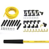 Photo: MOON SPARK PLUG WIRE SET YELLOW - V8 - Straight