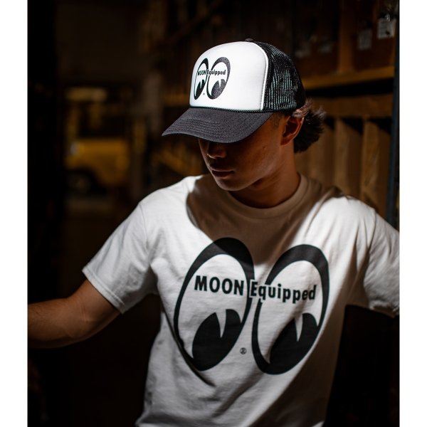 Photo1: MOON Equipped Mesh Cap (1)