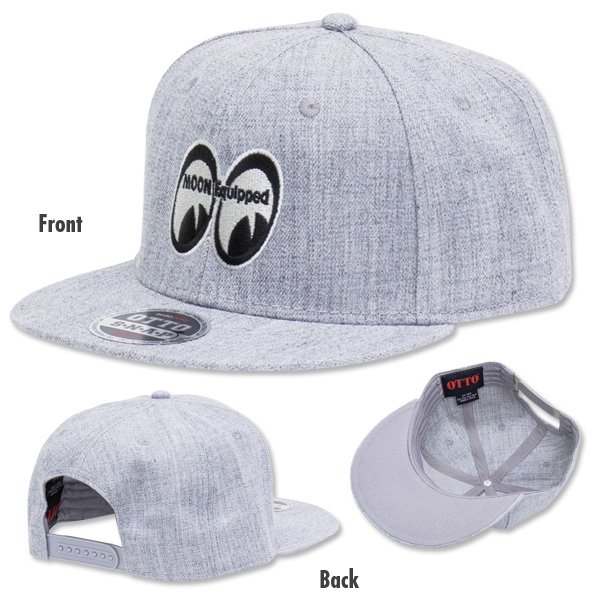 Photo2: MOON Equipped Flat Hat Visor Cap (2)