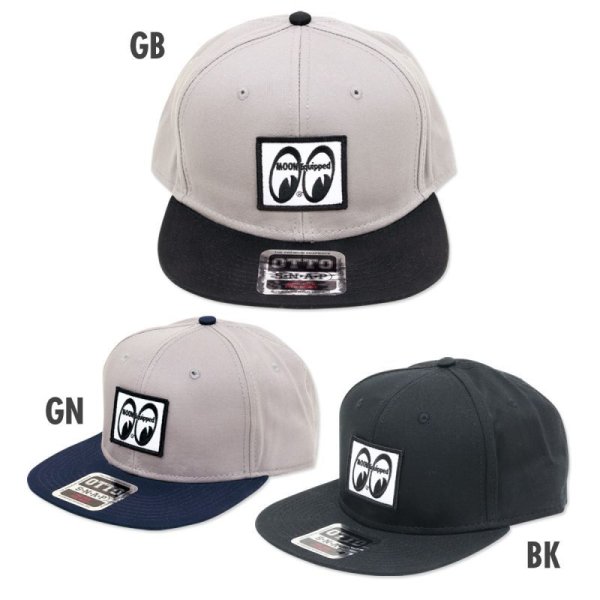 Photo3: MOON Equipped Twill Flat Visor Cap (3)