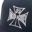 Photo5: MOON Equipped Iron Cross Flat Visor Hat (5)