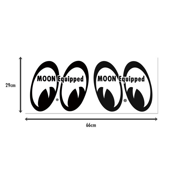 Photo5: MOON Equipped Sticker Large Size (29cm x 26cm) (5)