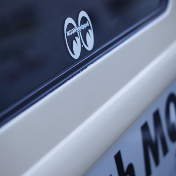 Photo4: MOON Equipped Eye Shape Die Cut Sticker (4)