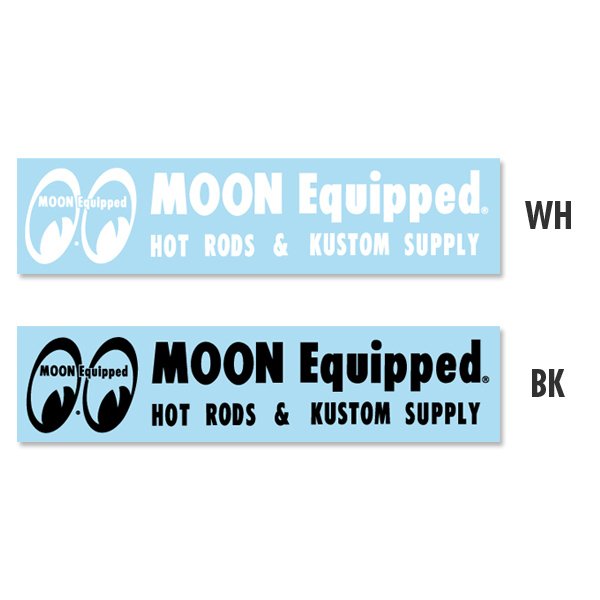 Photo1: MOON Equipped Logo Sticker (1)