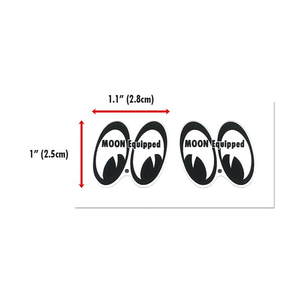 Photo4: MOON Equipped 1inch Sticker (4)