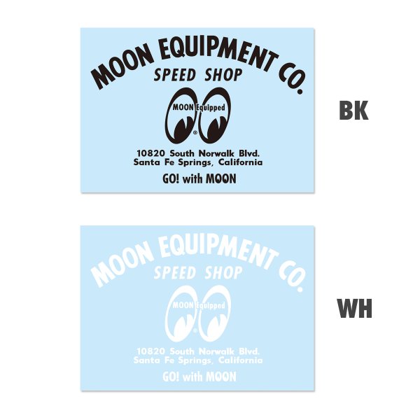 Photo1: MOON EQUIPMENT SPEED SHOP Decal L (1)