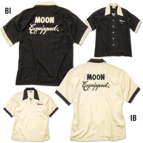 Photo5: MOON Equipped Bowling Shirt (5)