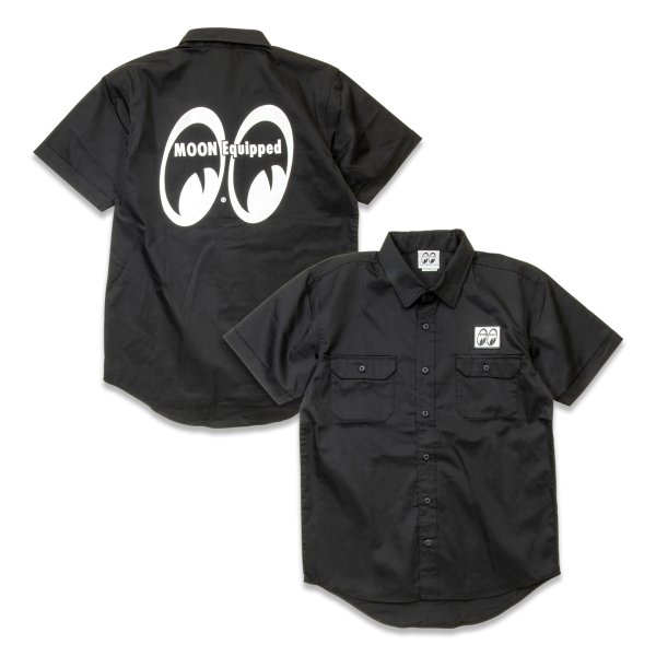 Photo3: MOON Equipped Eyeshape Short Sleeve Work Shirts (3)