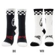 Photo2: MOON Equipped Checker Socks (2)