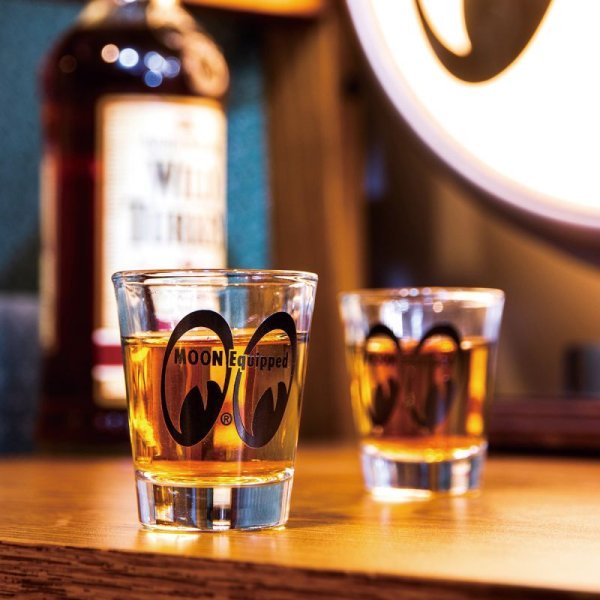 Photo1: MOON Equipped Shot Glass (1)
