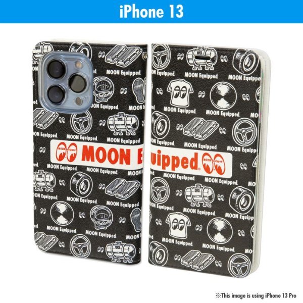 Photo1: MOON Equipped iPhone 13 Flip Case (1)