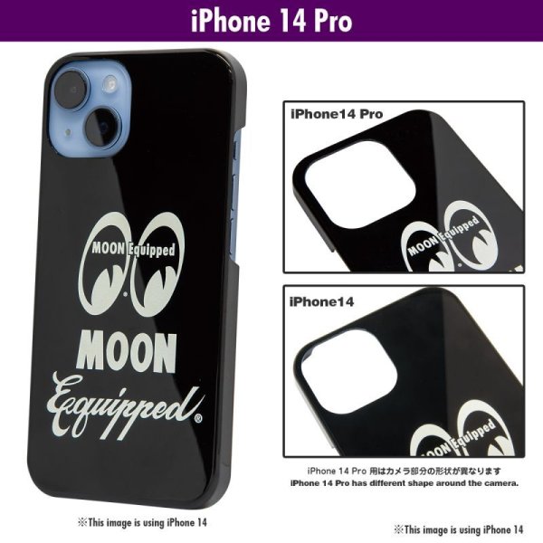 Photo1: MOON Equpped iPhone 14 Pro Hard Case (1)