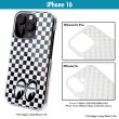 Photo1: MOON Equipped Eyeshape Checker iPhone 16 Hard Case (1)
