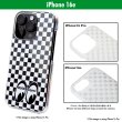 Photo1: MOON Equipped Eyeshape Checker iPhone 16e Hard Case (1)