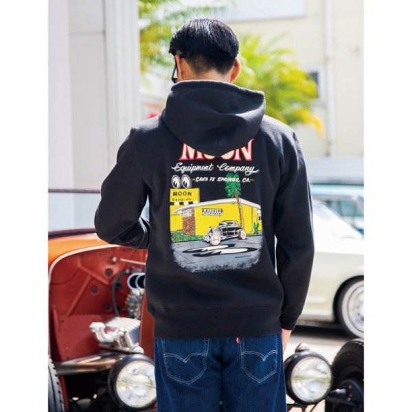 Photo1: 【30%OFF】MOON Equipment Company Pullover Hoodie (1)