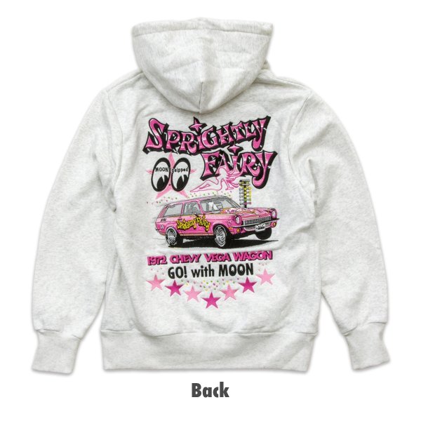 Photo2: Sprightly Fairy Embroidery Zip Hoodie (2)