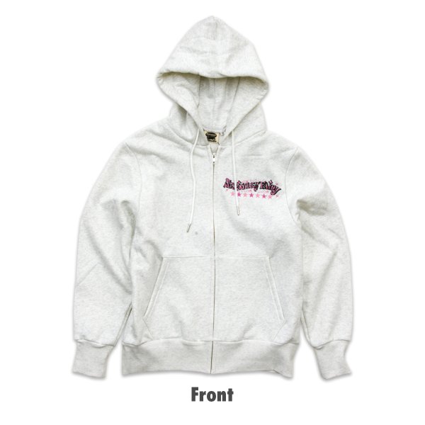 Photo3: Sprightly Fairy Embroidery Zip Hoodie (3)