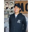 Photo2: MOON Equipment Co. Speed Shop Light Zip Hoodie (2)