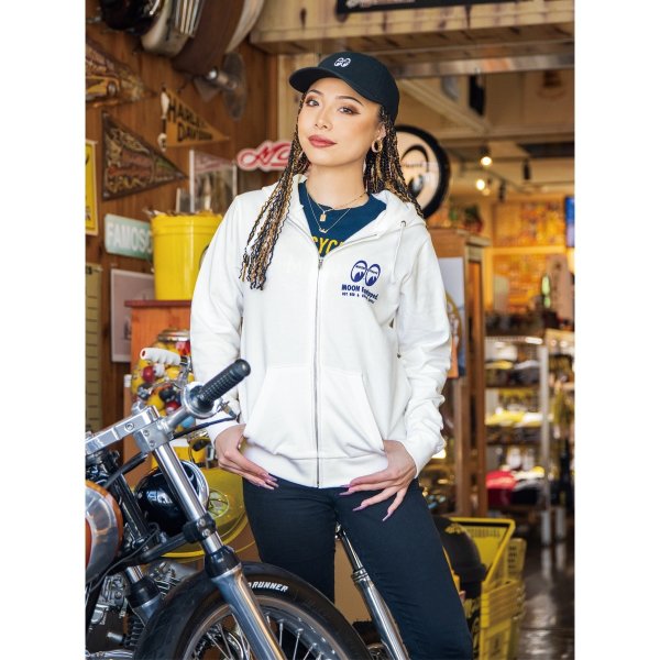 Photo2: MOON Equipment Co. Speed Shop Light Zip Hoodie (2)