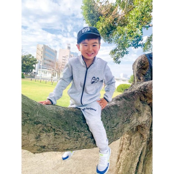 Photo2: 【30%OFF】MOON Equipped Kids Dry Sweat Pants (2)