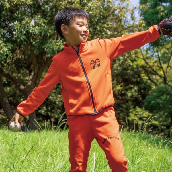 Photo1: MOON Equipped Kids Dry Sweat Pants (1)