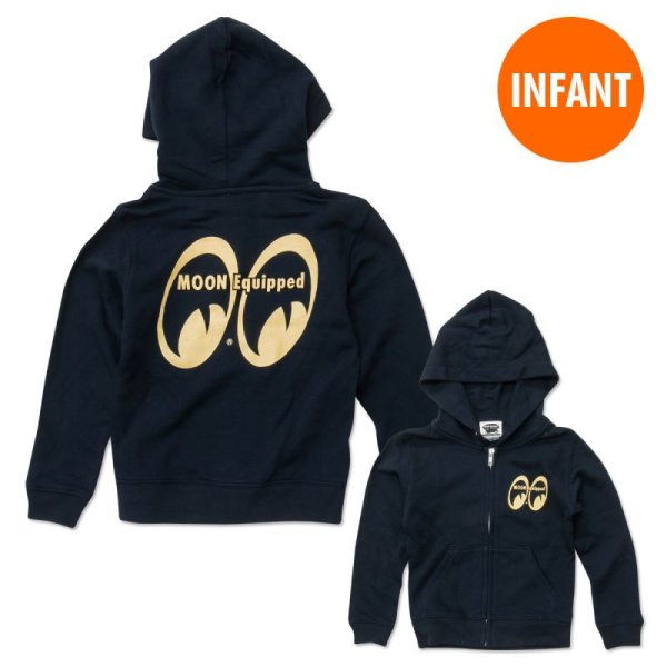 Photo4: MOON Equipped Infant Zip Hoodie (4)