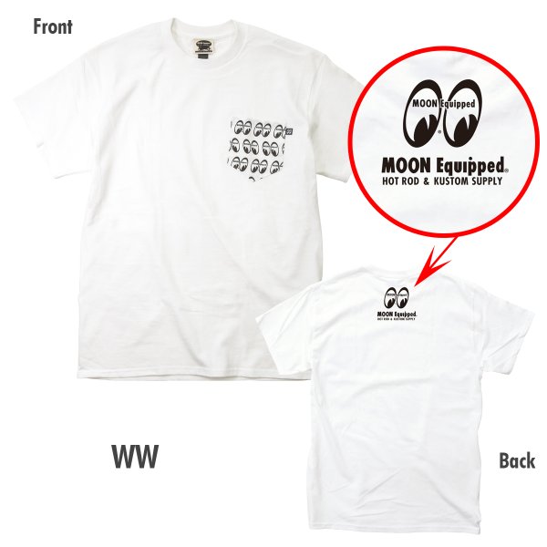 Photo4: MOON Equipped Fabric Pocket T-shirt (4)
