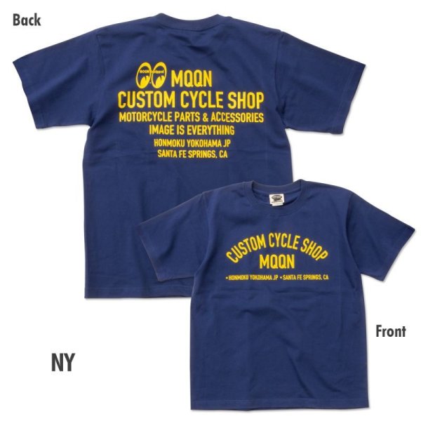 Photo4: MOON Custom Cycle Shop T-shirt (4)