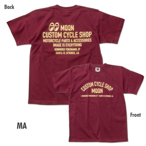 Photo5: MOON Custom Cycle Shop T-shirt (5)