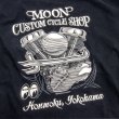 Photo6: MOON Custom Cycle Shop Panhead T-shirt (6)