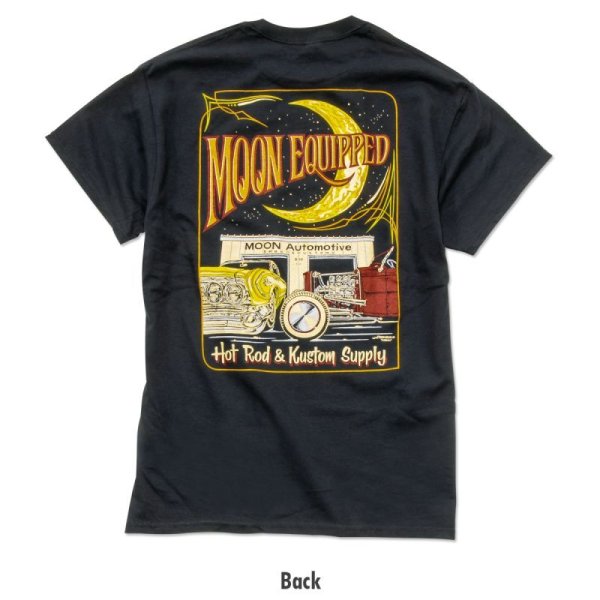 Photo5: MOON Automotive Garage T-shirt (5)