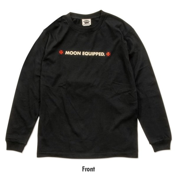 Photo5: MOON Equipped Iron Cross Line Long Sleeve T-shirt (5)